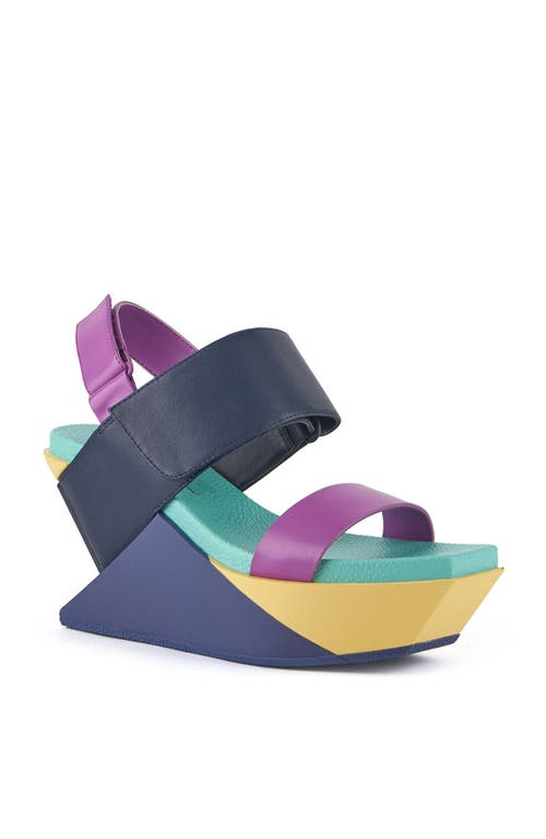 United Nude Delta Wedge Sandal In Multi