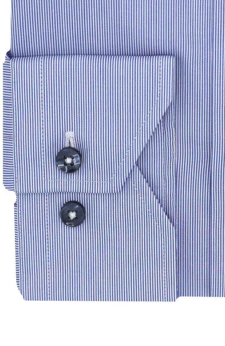 Lorenzo Uomo Trim Fit Pinstripe Dress Shirt, Alternate, color, 