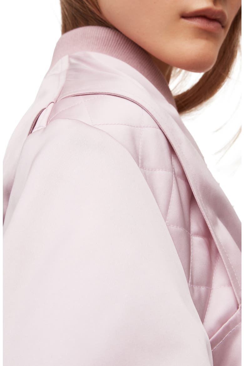 Brooke Puffer Bomber Jacket, Alternate, color, LILAC PINK