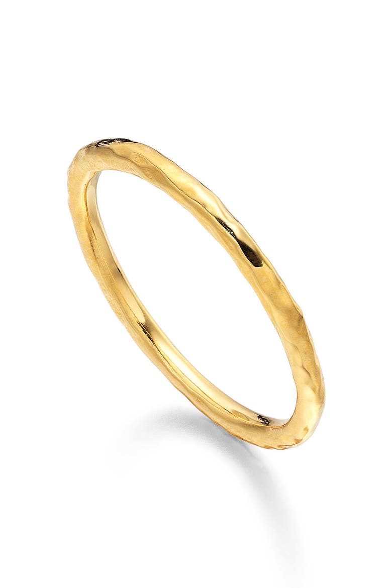 MV Siren™ Hammered Ring, Main, color, GOLD