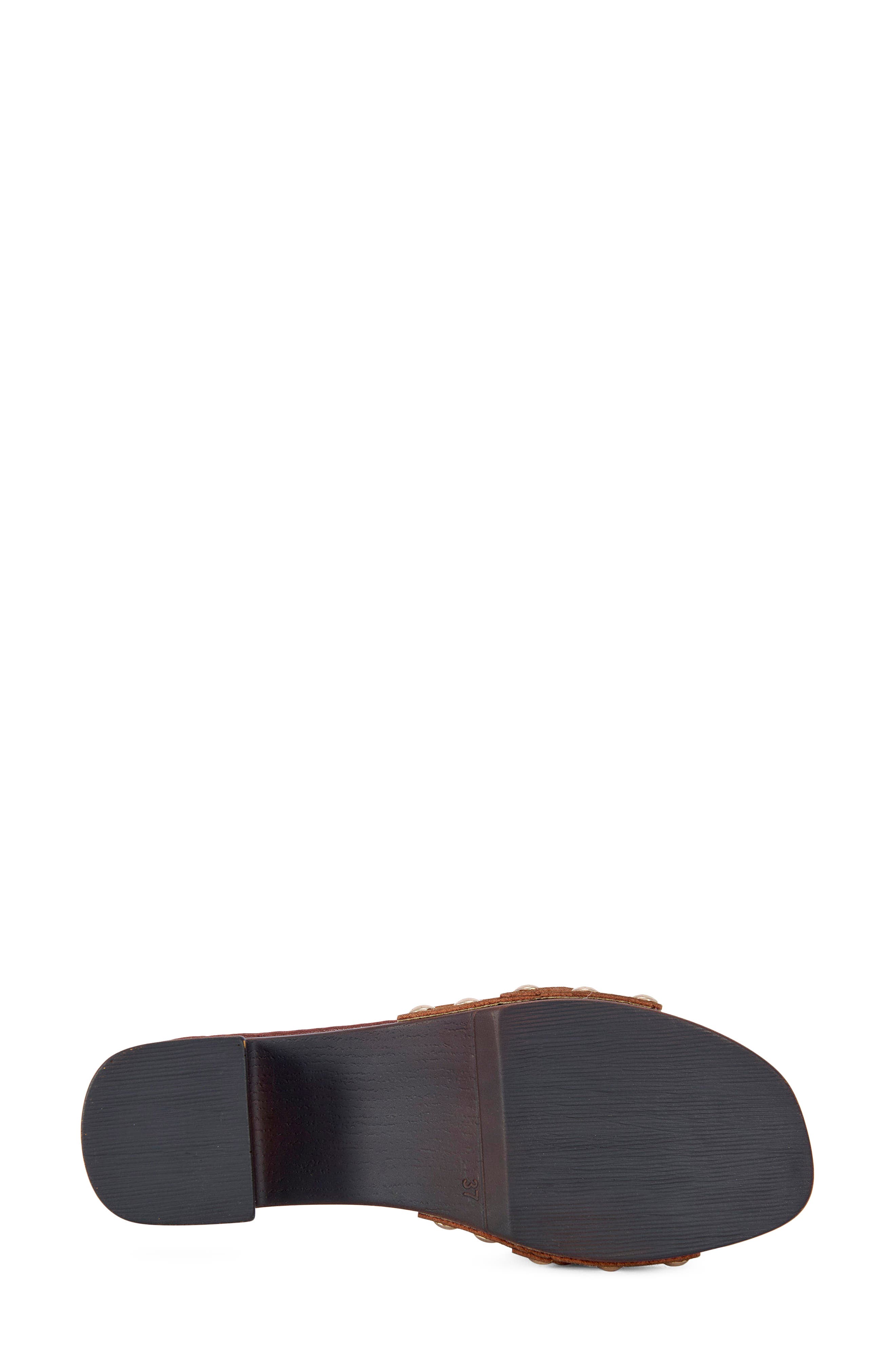 Epsilon Suede Platform Sandal, Alternate, color, BROWN
