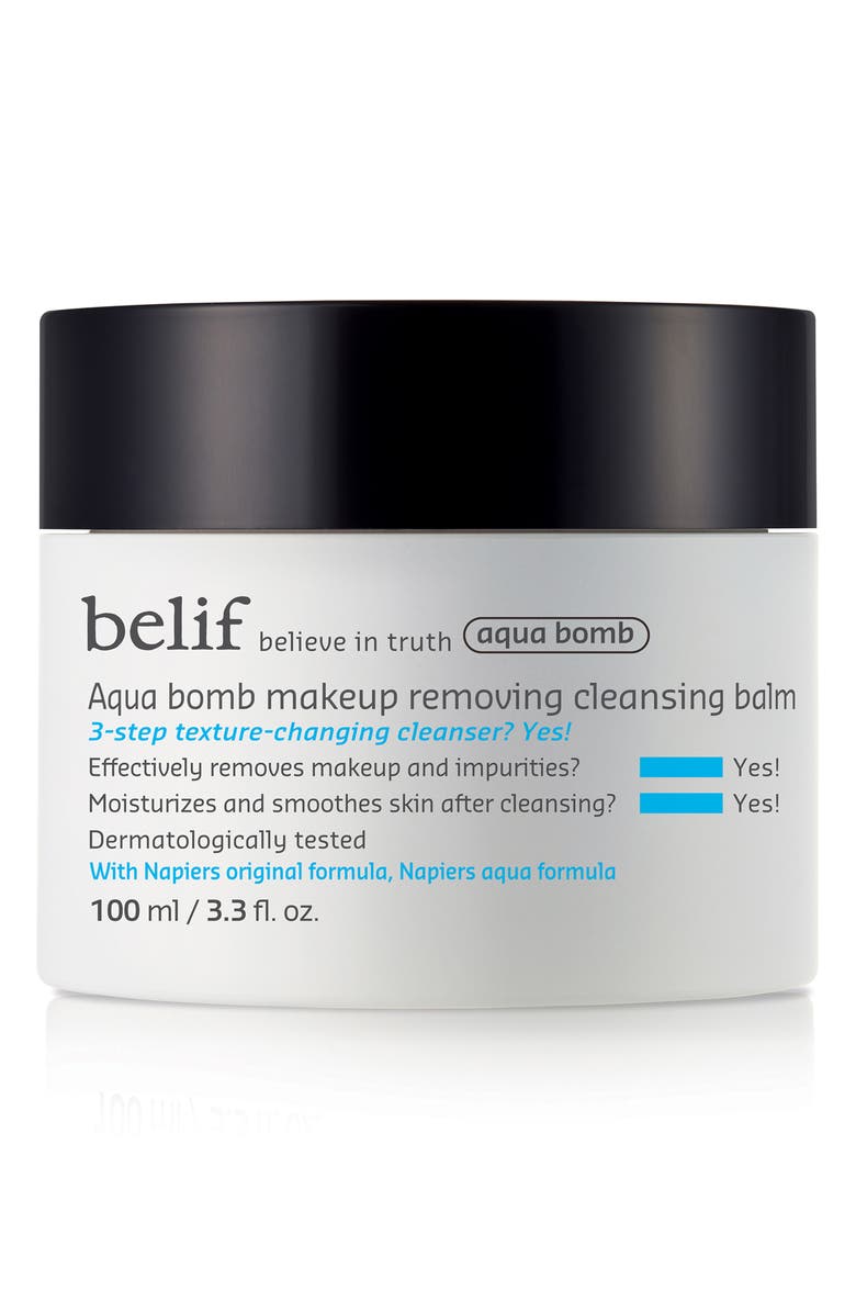 belif Aqua Bomb Makeup Removing Cleansing Balm, Main, color, 