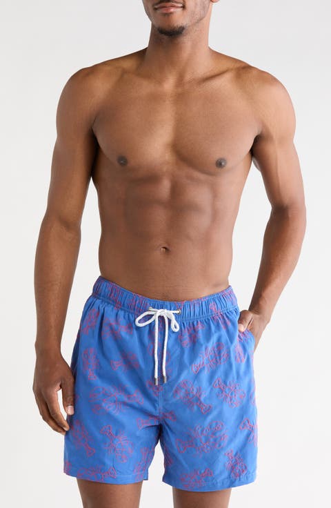 Endless Summer Embroidered Swim Shorts