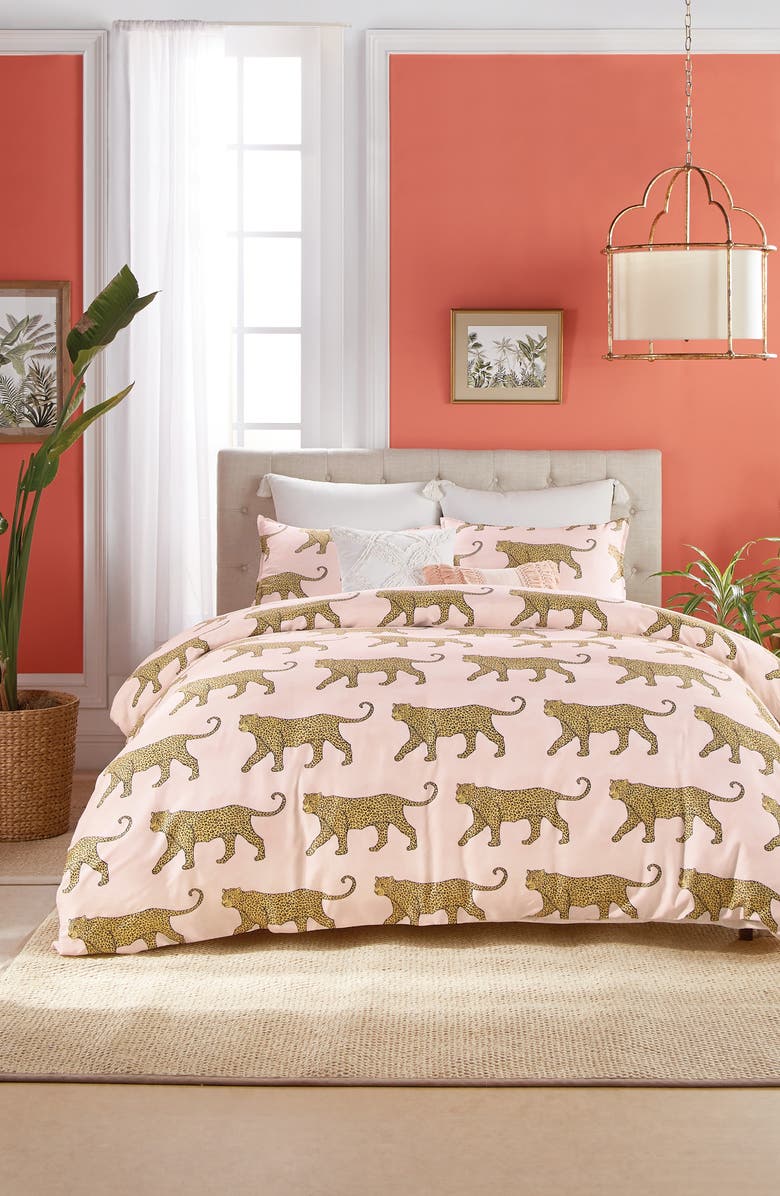 Peri Home Catwalk Leopard Comforter & Sham Set, Alternate, color,