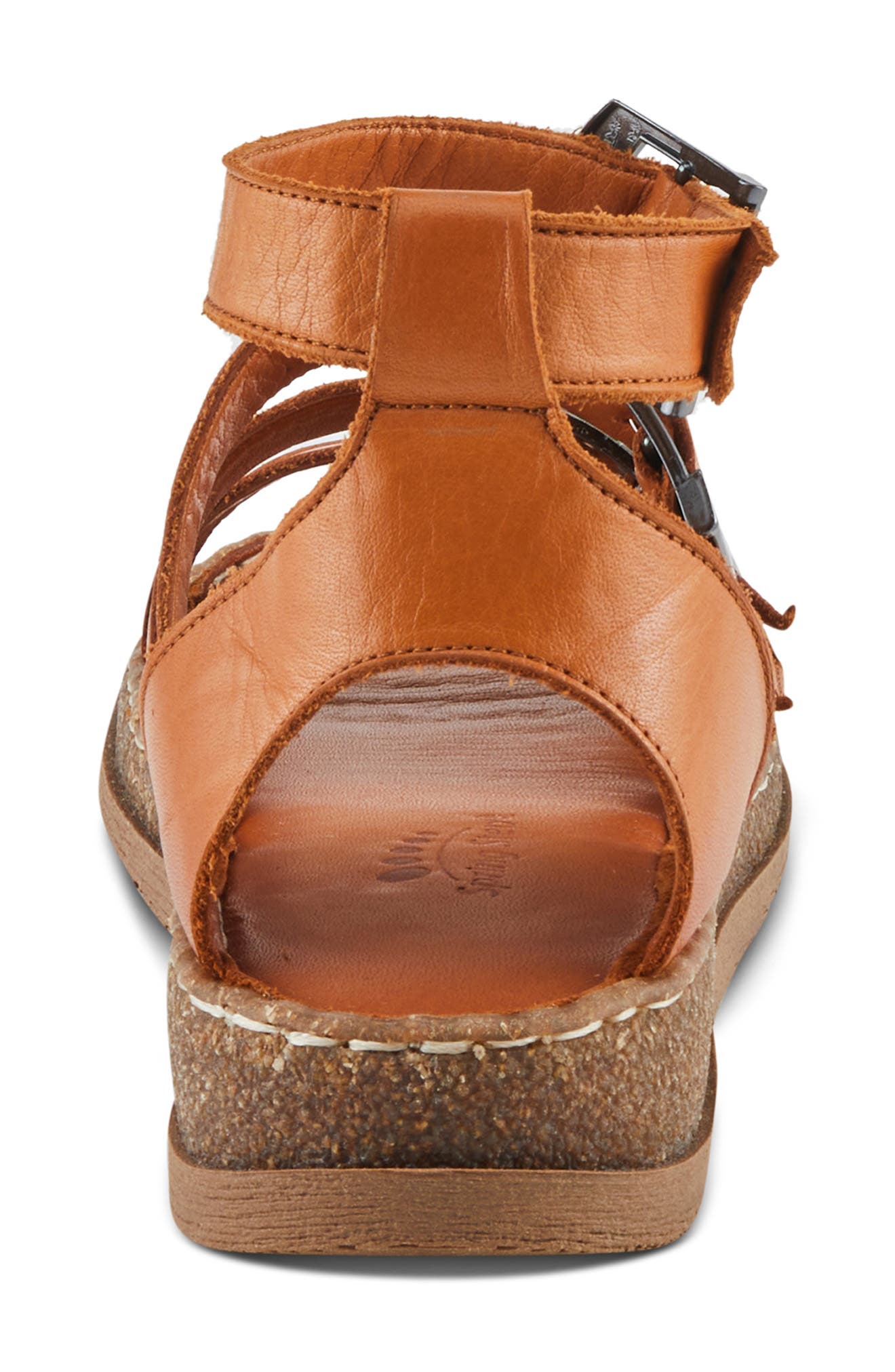 Spring Step Alexcia Ankle Strap Sandal, Alternate, color, Camel