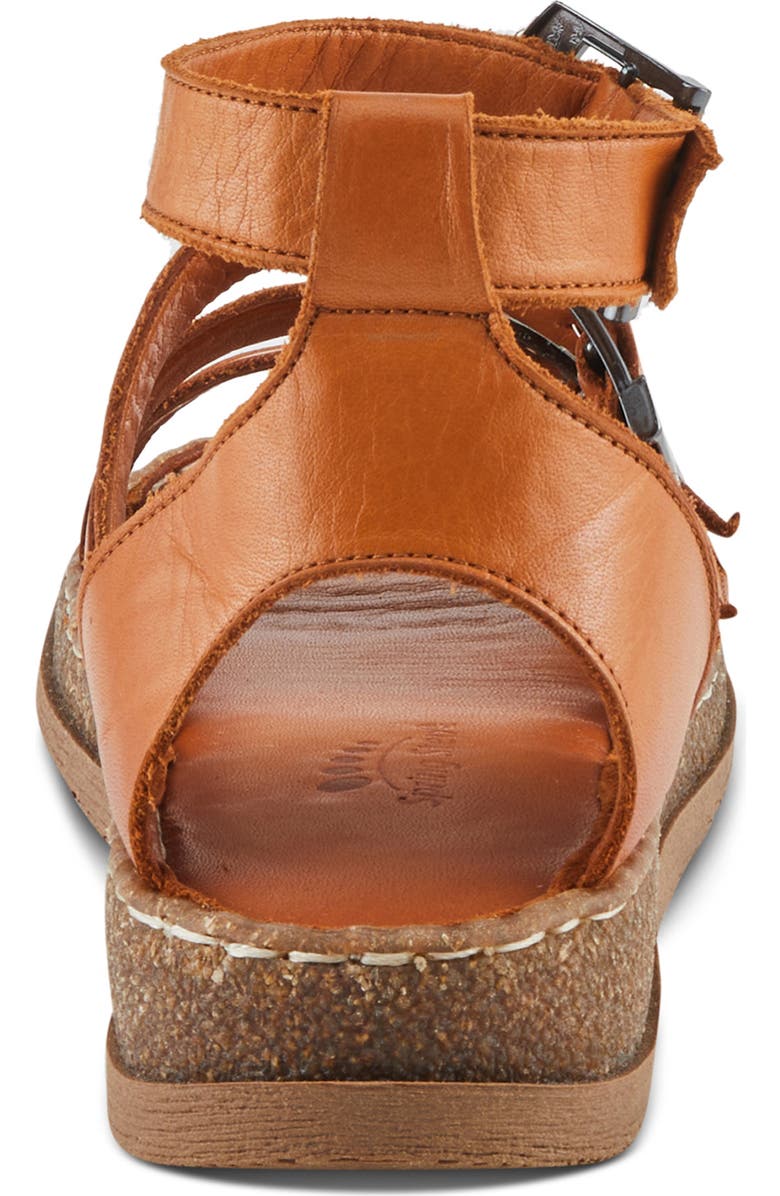 Spring Step Alexcia Ankle Strap Sandal, Alternate, color, Camel