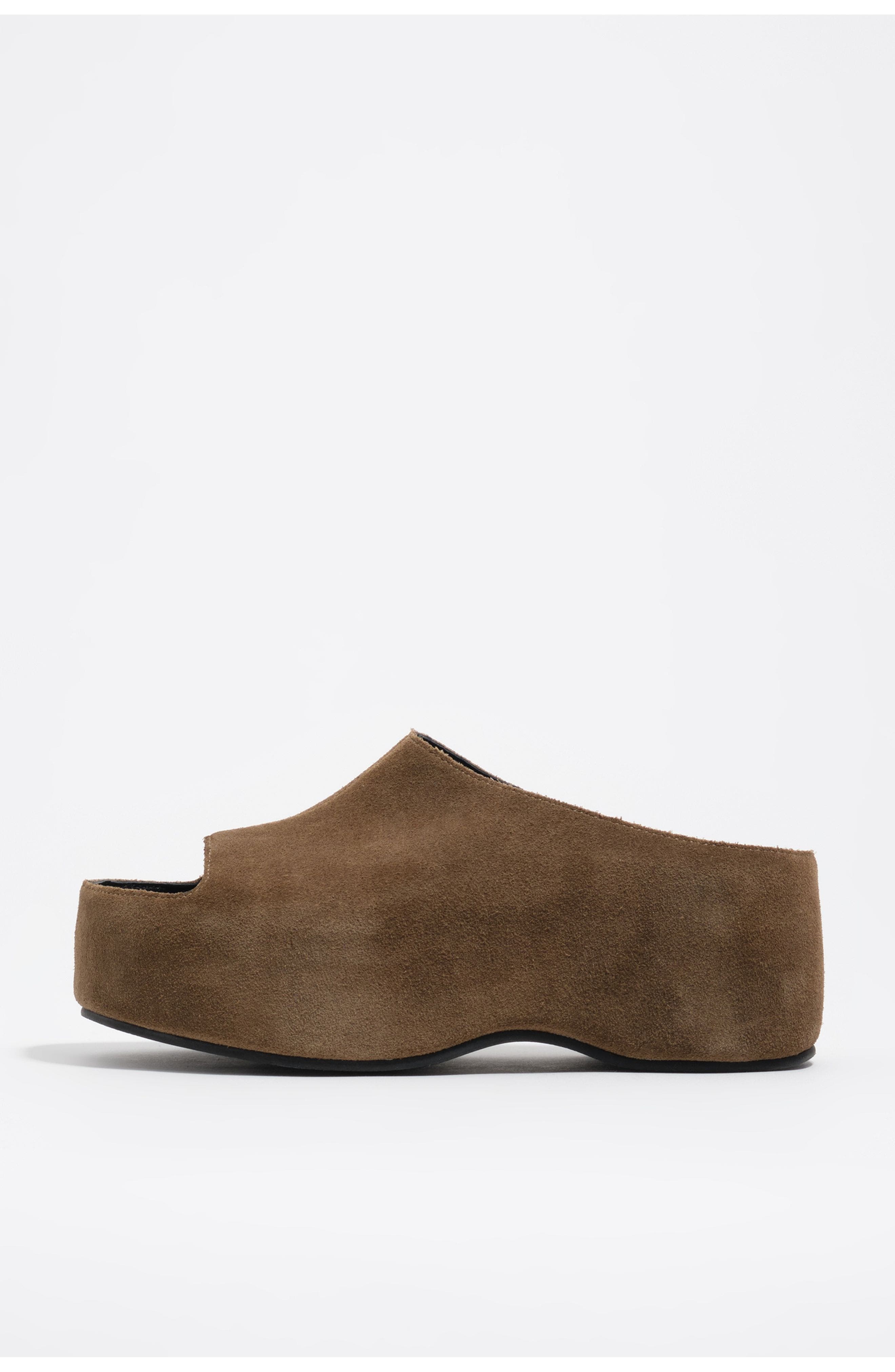 Bimba y Lola Suede Platform Sandals, Main, color, Olive