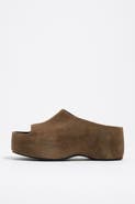 Bimba y Lola Suede Platform Sandals