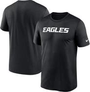 Nike Men's Nike Black Philadelphia Eagles Primetime Legend Wordmark Performance T-Shirt