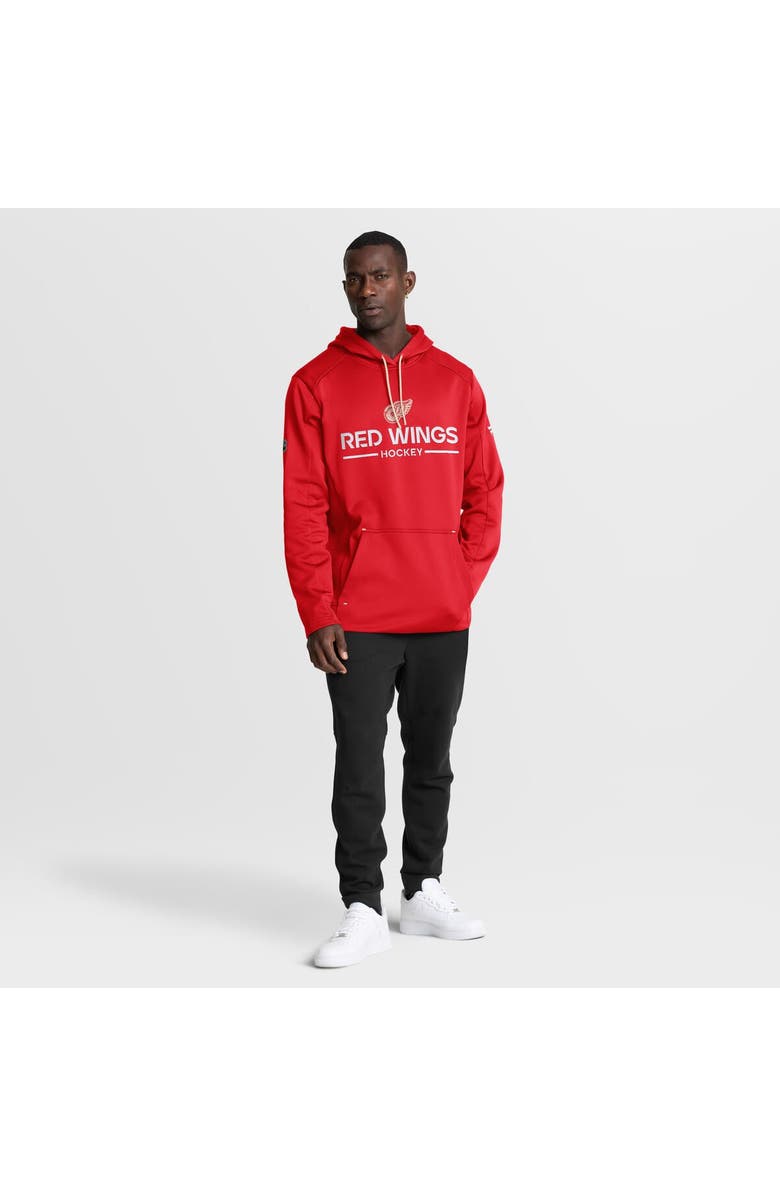 FANATICS Men's Fanatics Red Detroit Red Wings Authentic Pro Centennial Rink Hoodie, Alternate, color, Red