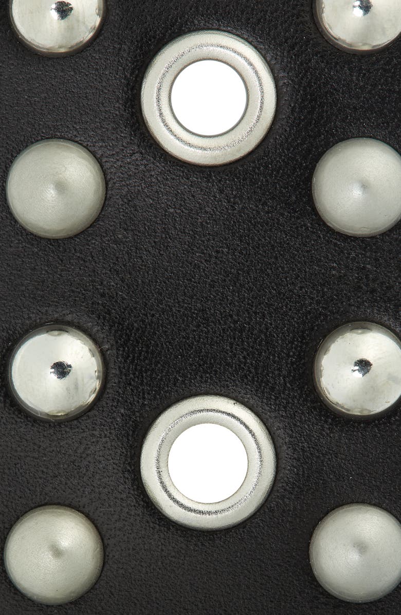 Isabel Marant Rica Studded Leather Belt, Alternate, color,