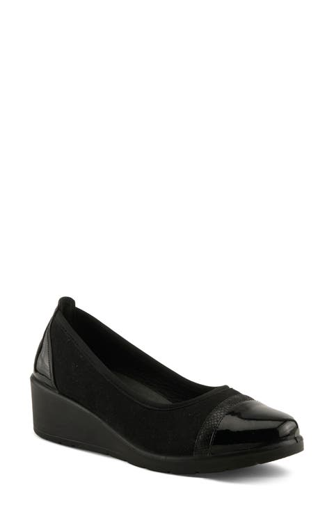 Macadi Cap Toe Platform Wedge Pump (Women)