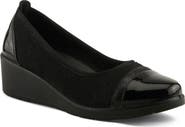 Flexus by Spring Step Macadi Cap Toe Platform Wedge Pump