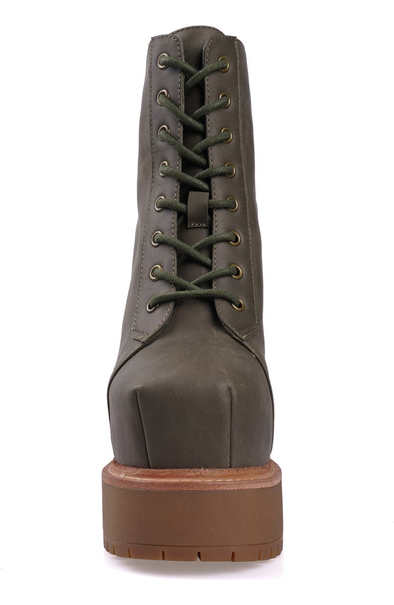 ZIGI Adelina Platform Bootie, Alternate, color, Army Grey/Green