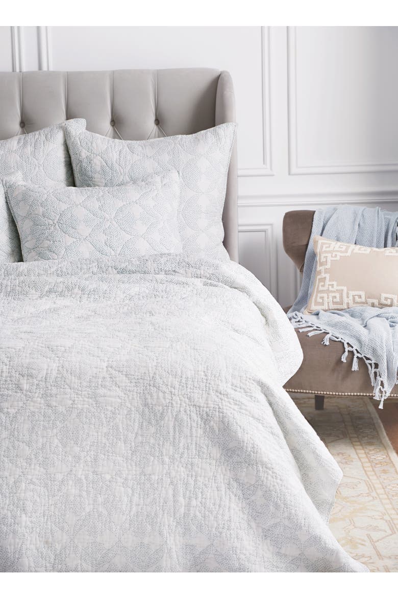 Paloma Cotton Euro Sham 26" x 26", Alternate, color, Off-White