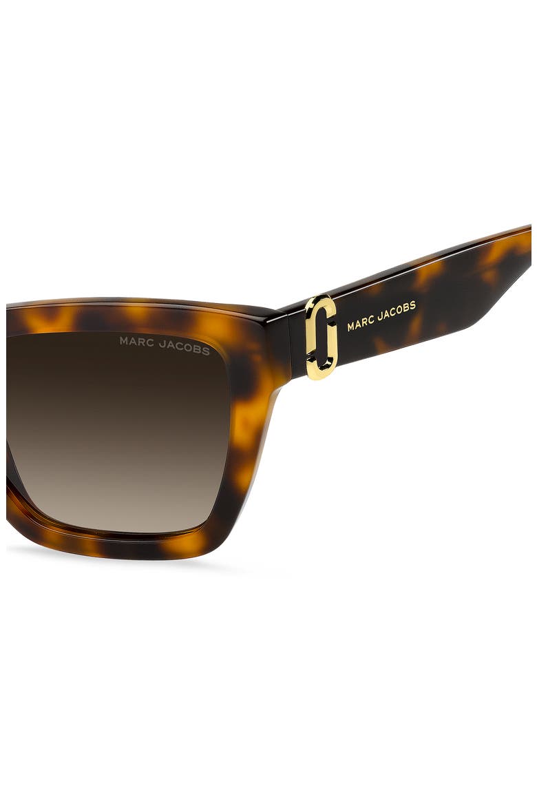 54mm Cat Eye Sunglasses, Alternate, color, HAVANA/ BROWN
