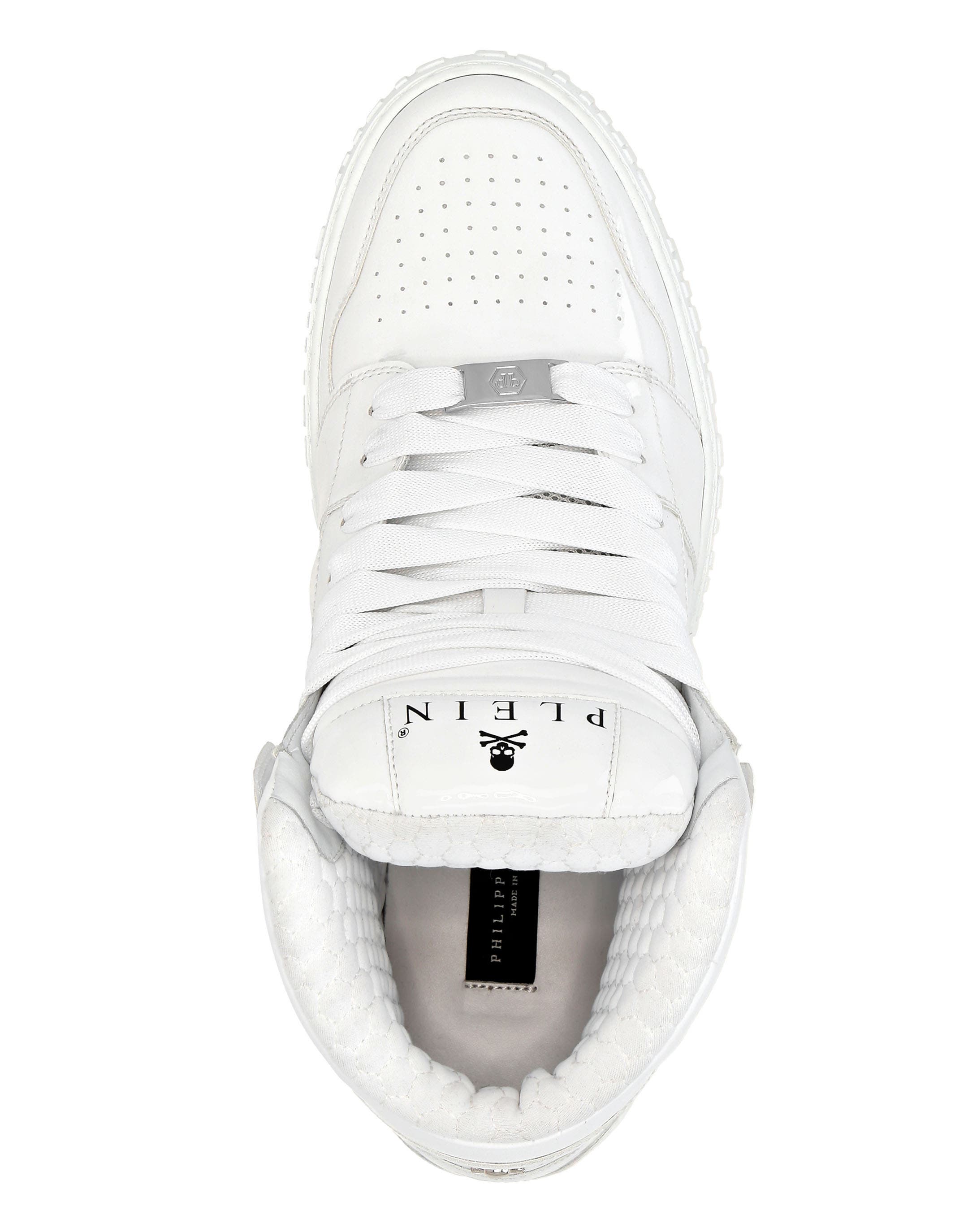 Super Street Hi-Top Sneakers Skull&Amp;Bones Unisex, Alternate, color, white