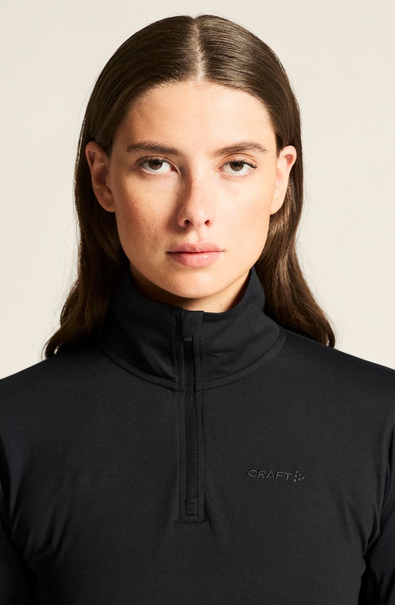Craft Flow Quarter Zip Pullover, Alternate, color, Black