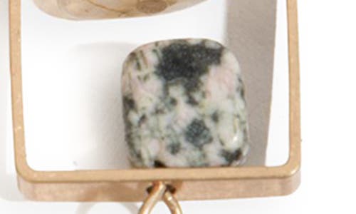 Saachi Sedona Square Drop Earrings In Gold