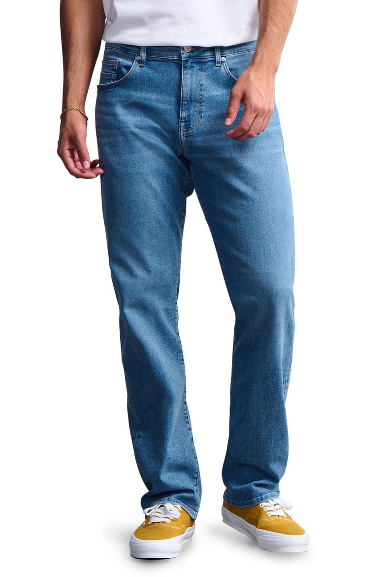 Roam Relaxed Straight Leg Jeans, Main, color, MID DENIM