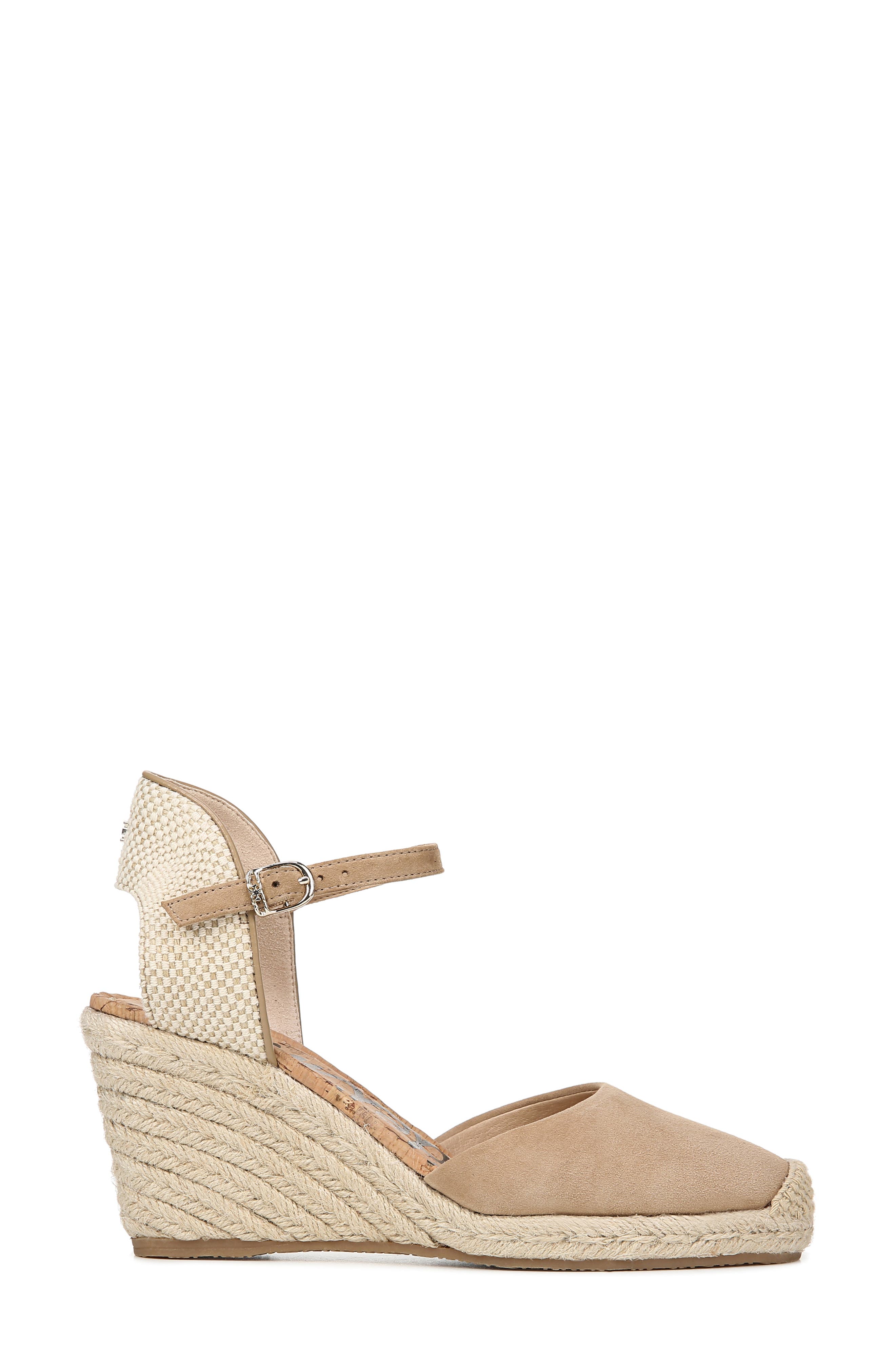 Payton Wedge Sandal, Alternate, color, OATMEAL SUEDE