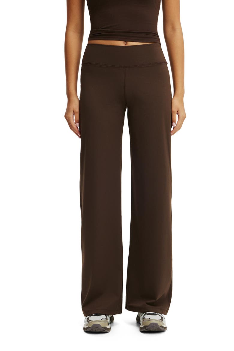 Women's Active Studio Wide Leg Pant, Main, color, French Roast