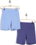 Set of 2 Lux High Waist Bike Shorts
