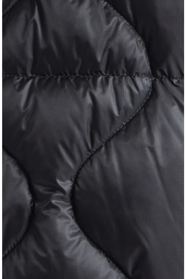 Asurel Quilted Down Puffer Jacket, Alternate, color, BLACK