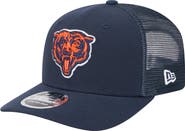 New Era Men's New Era Navy Chicago Bears Team Collection 9SEVENTY Stretch-Snap Adjustable Hat