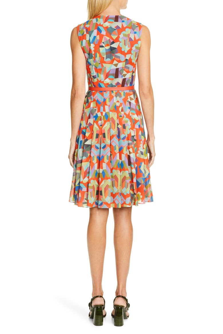 Summer Print Cotton Voile Dress, Alternate, color, MULTICOLOR