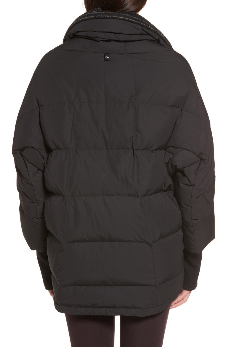 Beda Down Jacket, Alternate, color, BLACK