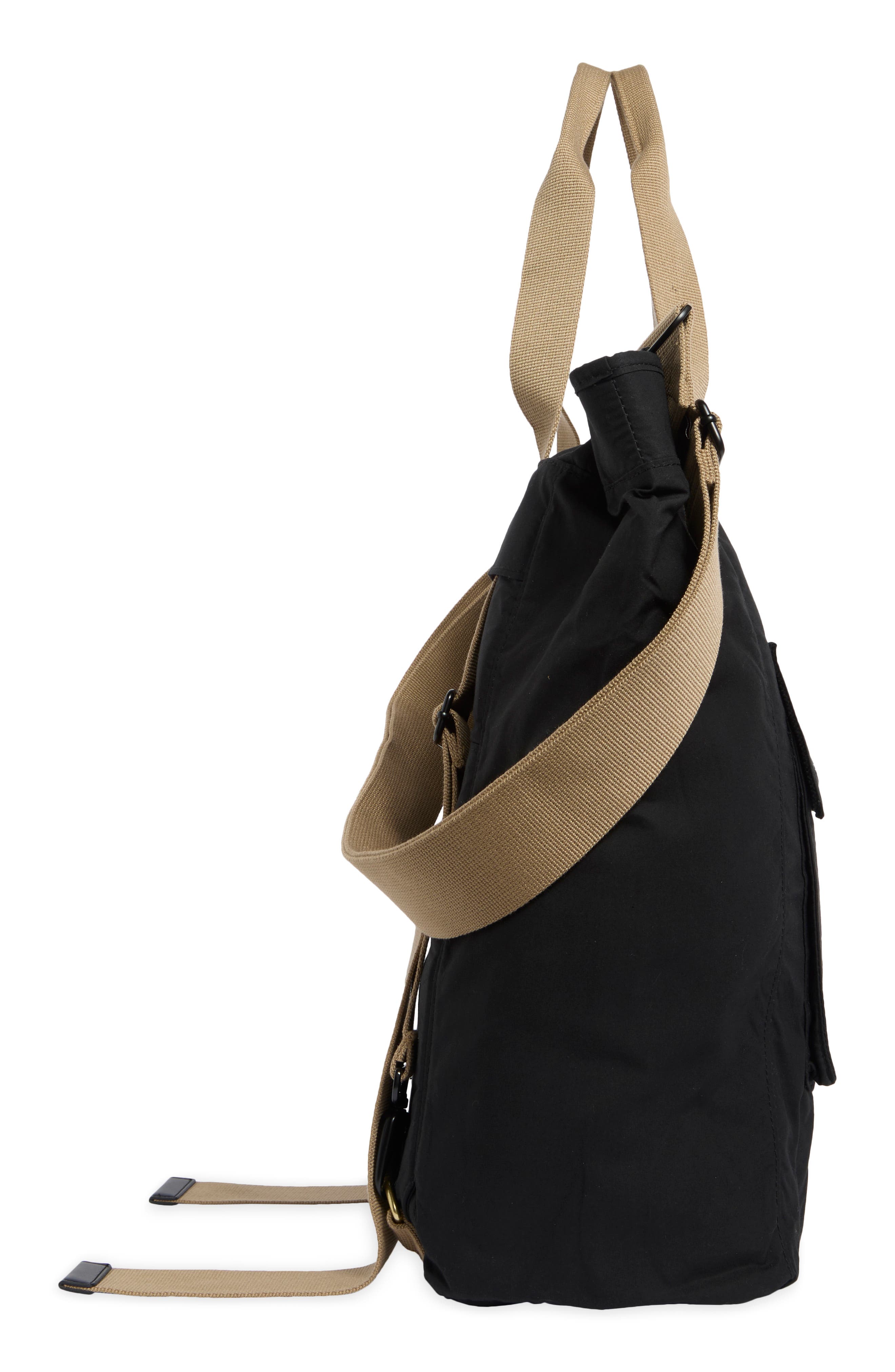 Transport Cotton Canvas Tote, Alternate, color, BLACK/ MODERN TARTAN