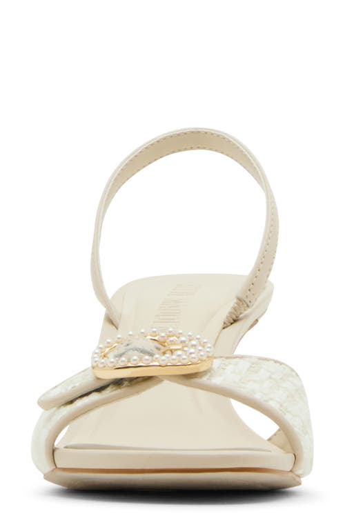 Steve Madden Henrietta Slingback Sandal In Gold