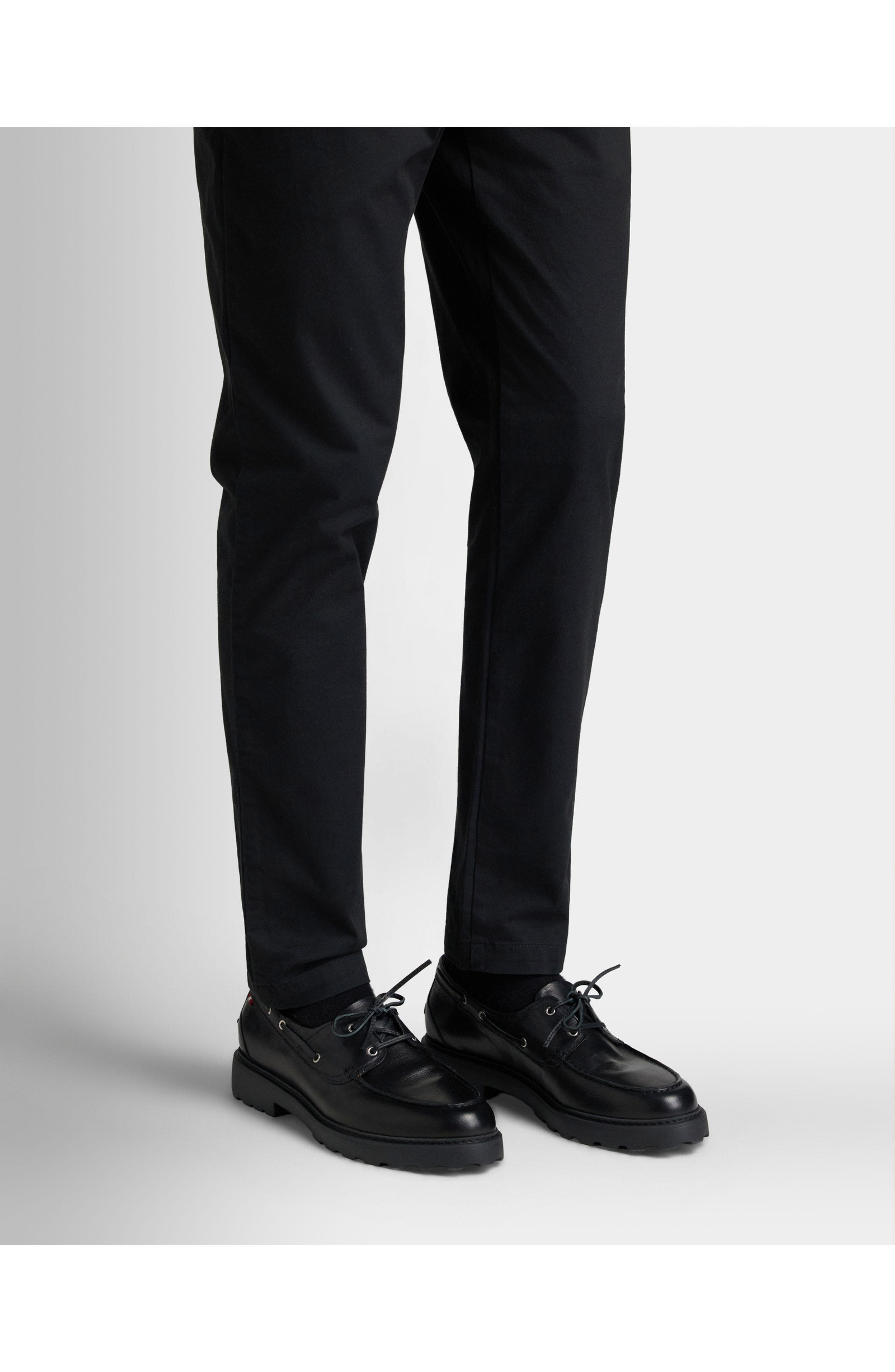 Bally Gusto Derby in Leather, Alternate, color, Black