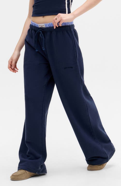 BDG Urban Outfitters Boxer Wide Leg Sweatpants in Navy  product