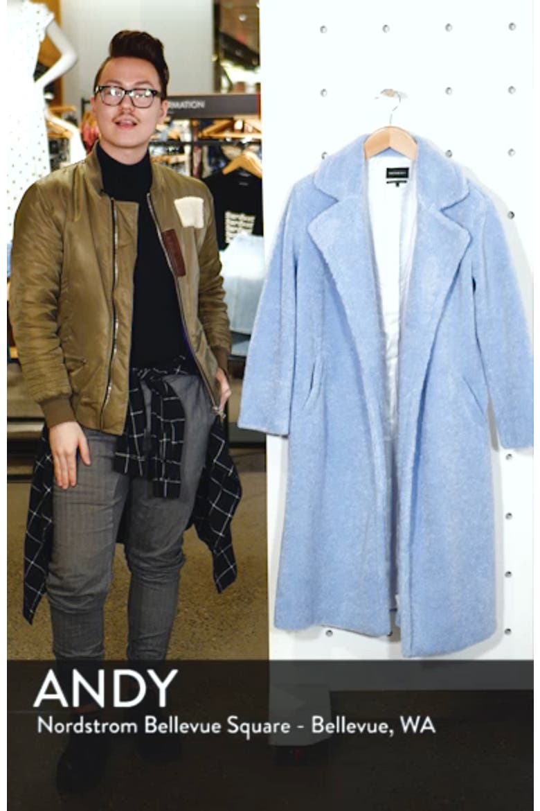 Teddy Faux Fur Coat (Nordstrom Exclusive) video