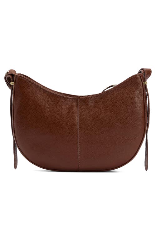 Barbour Sorrel Leather Sling Bag In Brown