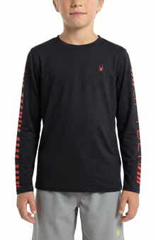 Spyder Kids' Hazard Zone Long Sleeve Rashguard