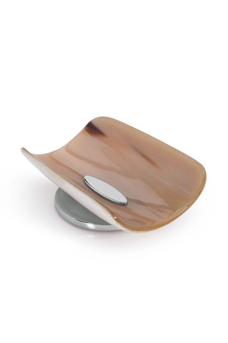 Tusk Light Soap Dish - Nickel, Alternate, color, BEIGE