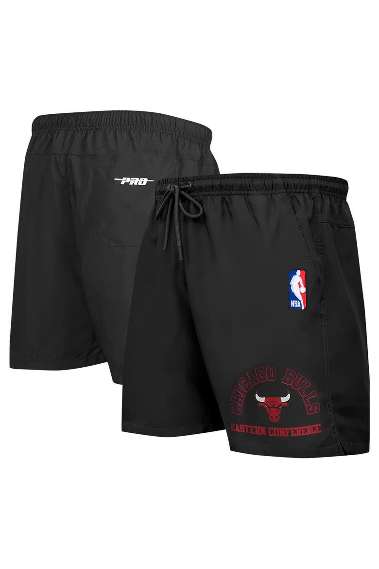 Men's Pro Standard Black Chicago Bulls Area Code Shorts, Alternate, color, Black