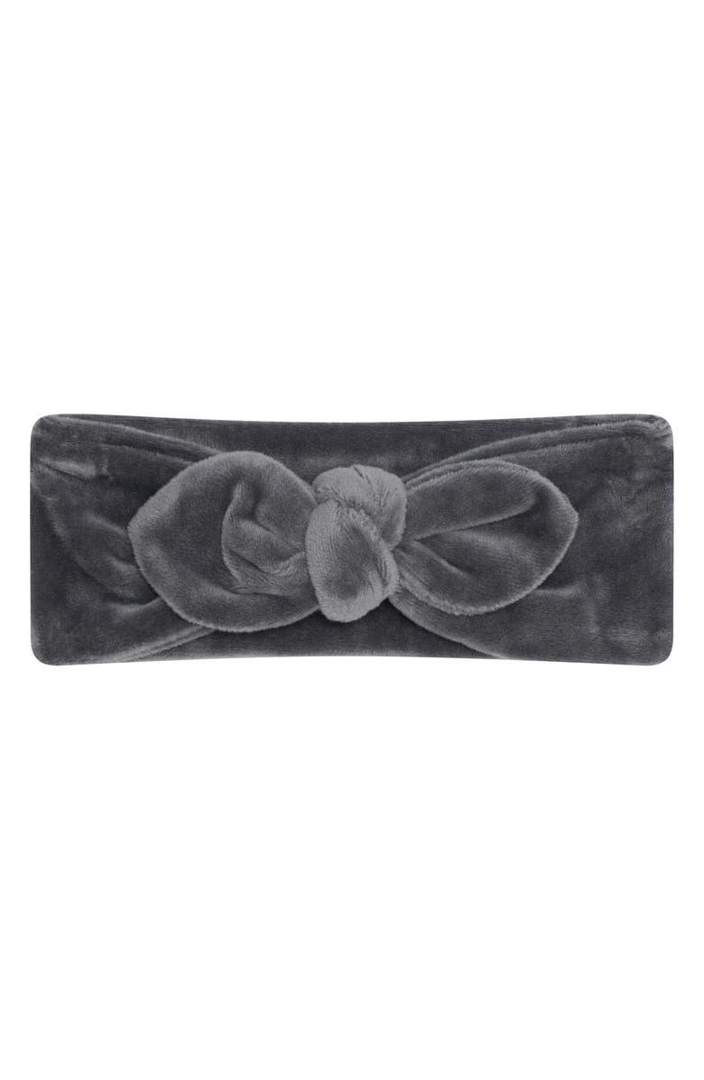 PL Baby by Petit Lem Peter Pan Collar Top, Velour Leggings & Headband Set, Alternate, color, Leopard