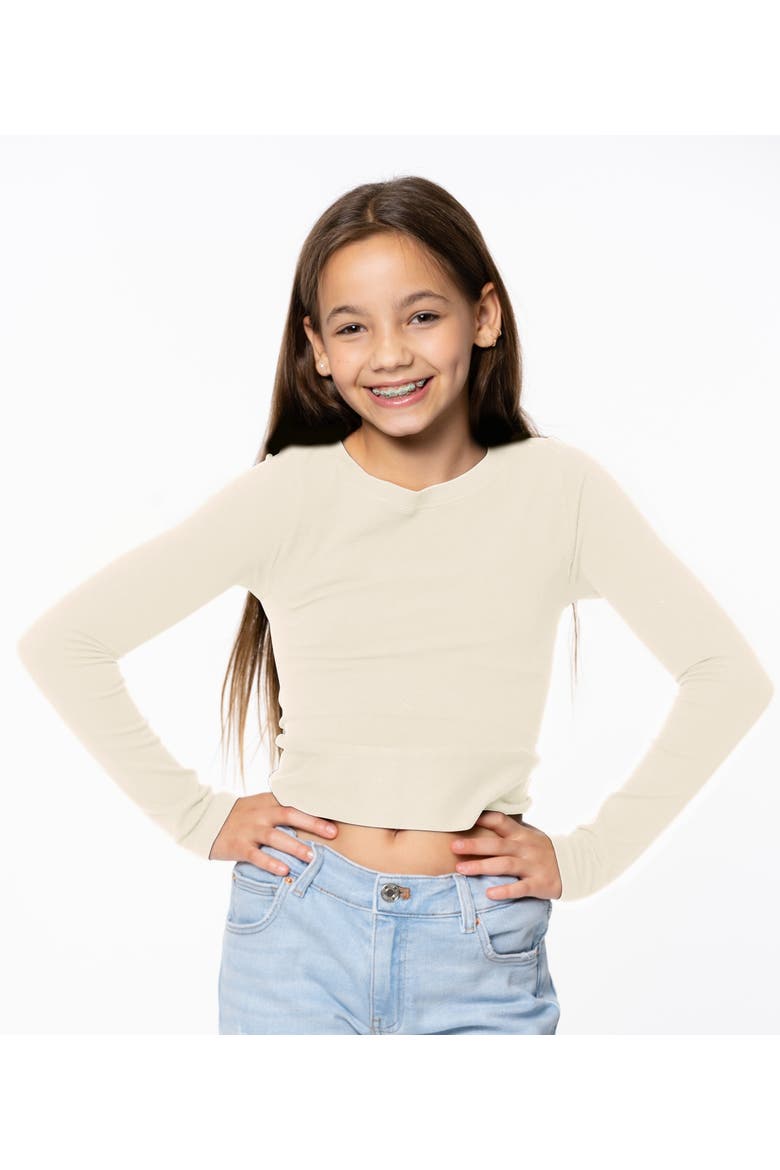 Goes with everything seamless top, Alternate, color, Off White