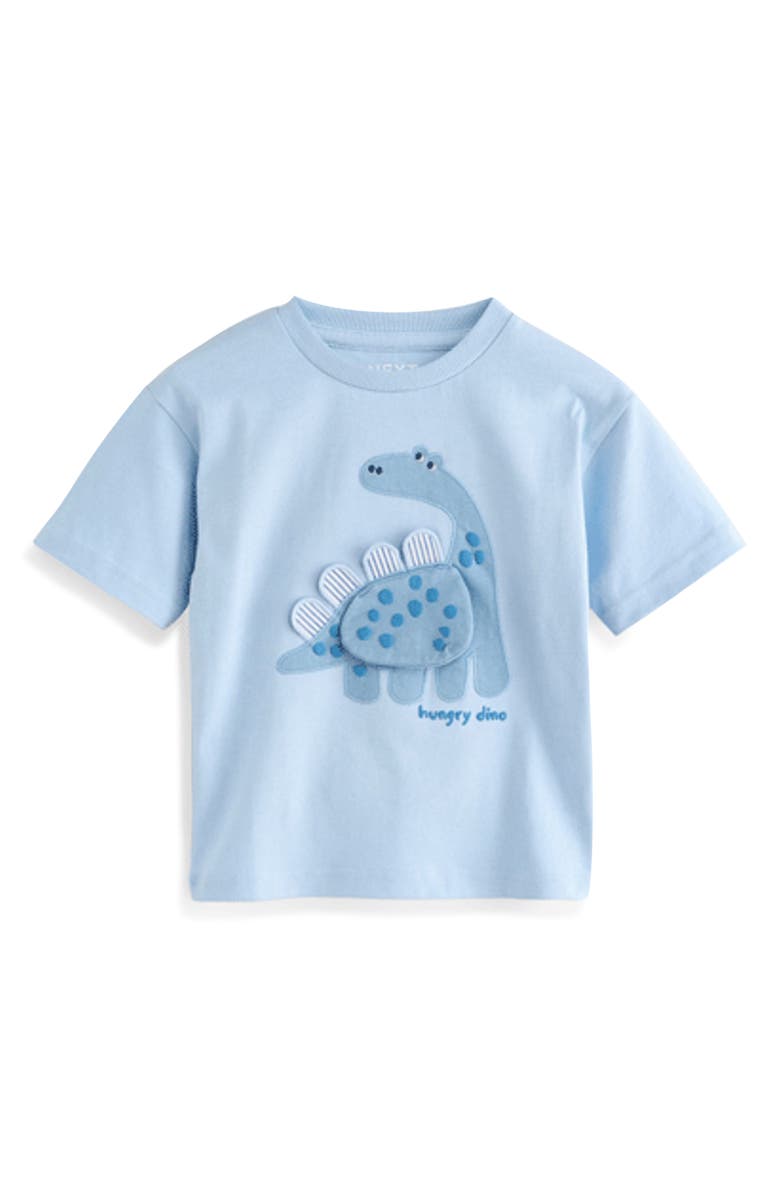 NEXT Kids' Dinosaur Appliqué T-Shirt, Main, color, 