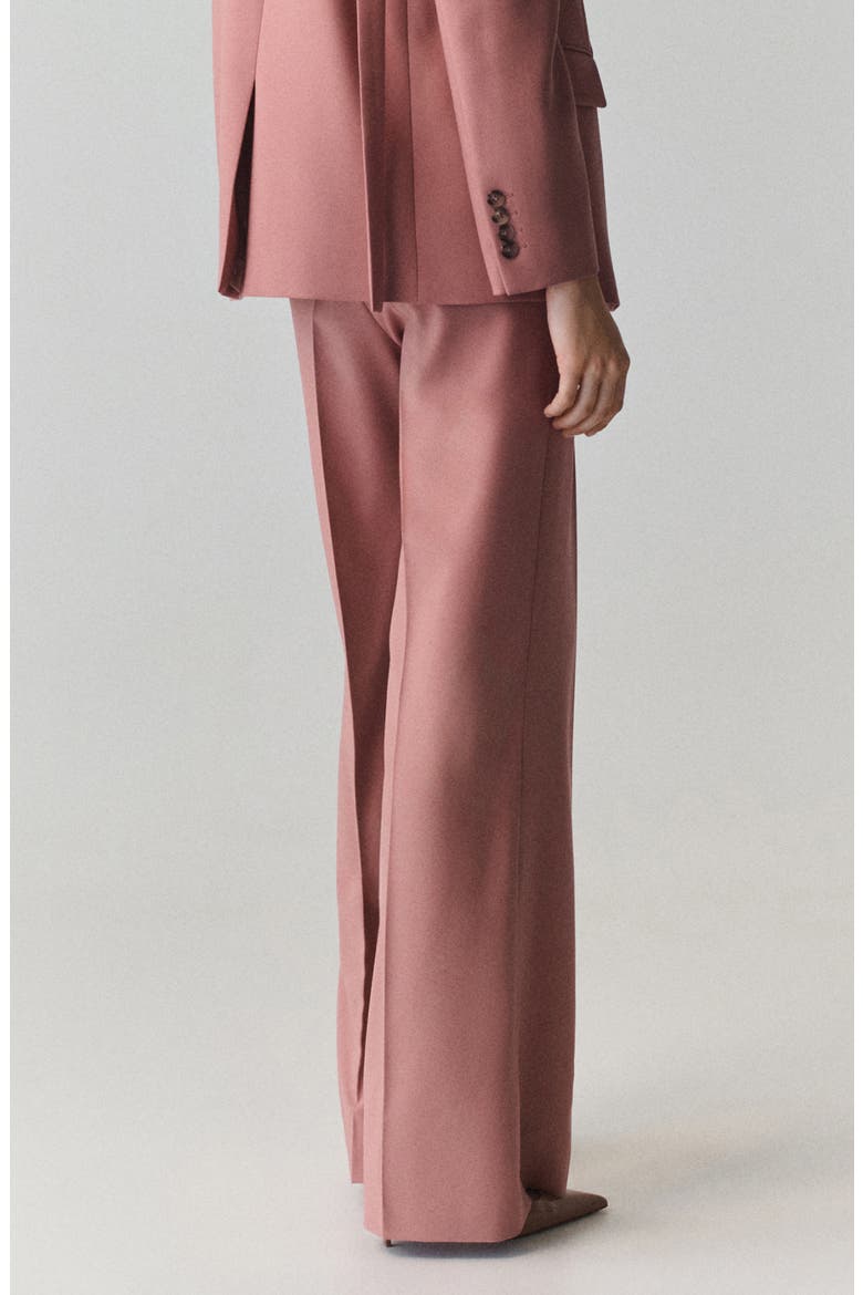 Straight Fit Suit Pants, Alternate, color, PINK