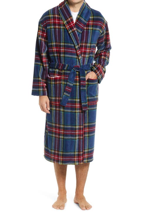 Tidings Traditional Plaid Plush Robe