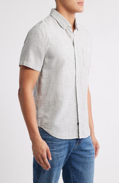 Rails Fairfax Short Sleeve Button-up Shirt In Gray
