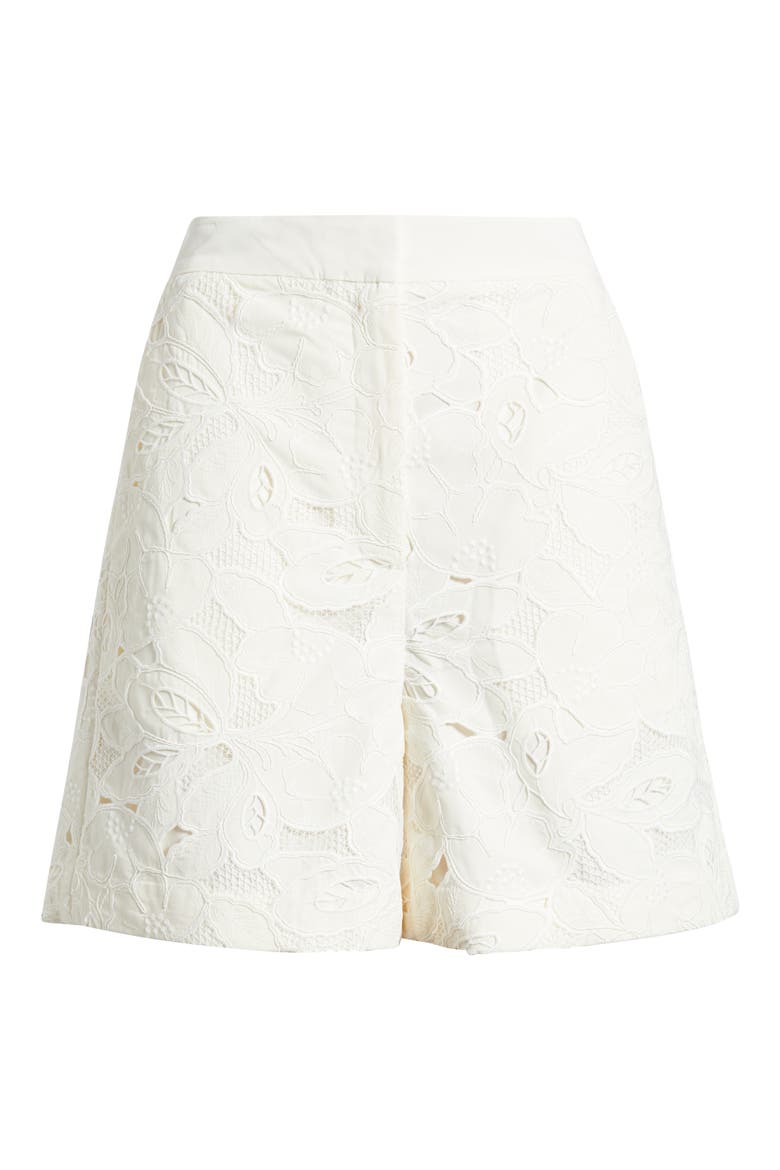 Tonara Broderie Anglaise Shorts, Alternate, color, WHT