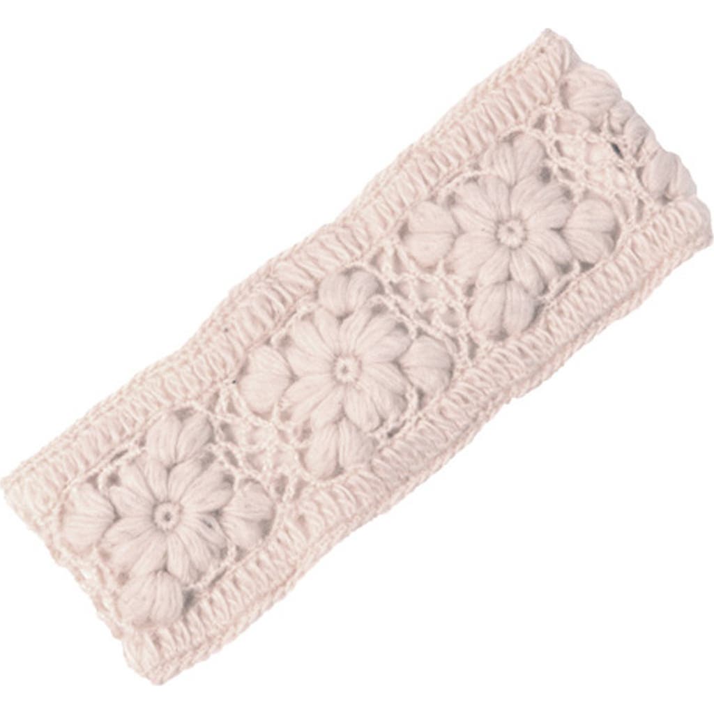 NIRVANA DESIGNS NIRVANA DESIGNS FLOWER CROCHET HEADBAND- SOLIDS