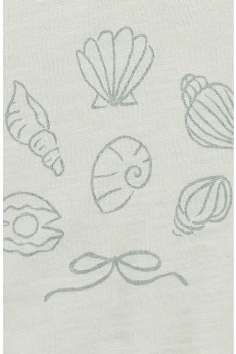 Seashells Cotton Graphic T-Shirt, Alternate, color, SEAFOAM