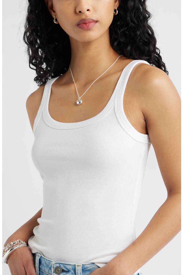 Rib Tank, Alternate, color, WHITE
